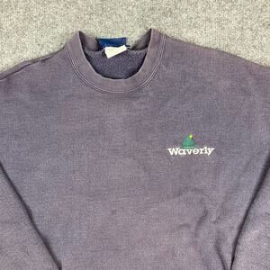 Starbus Waverly Embroidered Sweatshirt Men’s XL Gray Crewneck Pullover